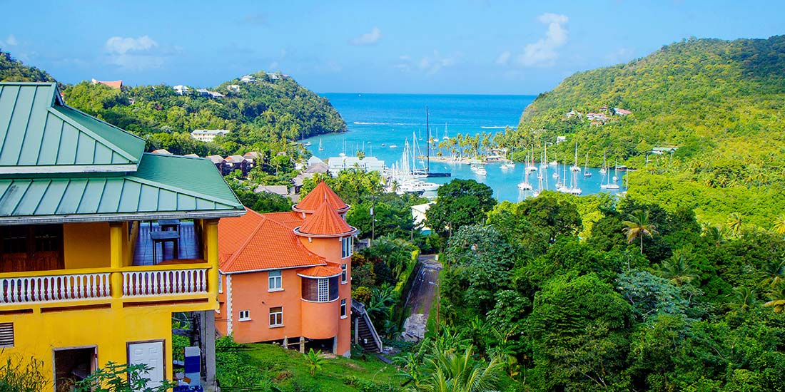 St. Lucia is considered the most beautiful island in the Caribbean sea